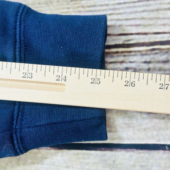 Nike Sweatshirt Men’s XL Navy Blue Faded Pullover Hoodie Y2K - Picture 7 of 9